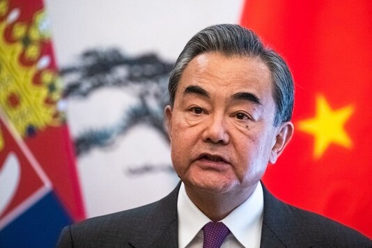 Chinese Foreign Minister Wang Yi speaks during a joint press conference with Serbian Foreign Minister Ivica Dacic following their meeting at Diaoyutai State Guesthouse in Beijing, China, February 26, 2020. Roman Pilipey/Pool via REUTERS/File photo