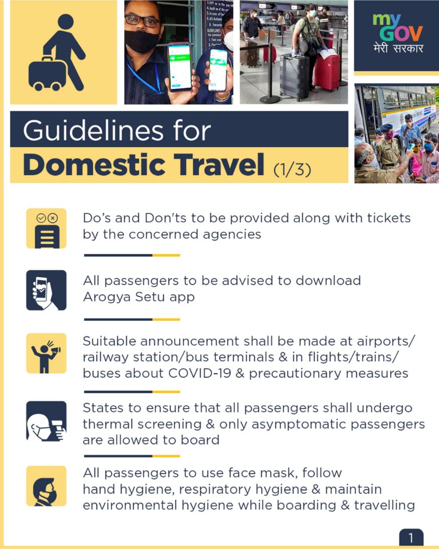 india air travel guidelines