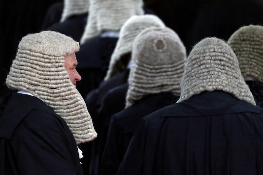 For representation:  Judges take part in a ceremony to mark the beginning of the legal year in Hong Kong, China. (REUTERS/Bobby Yip/File Photo)