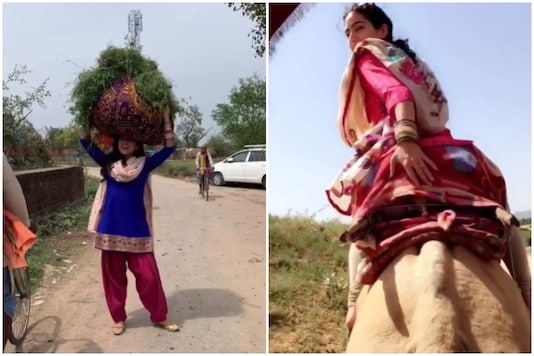 Sara Ali Khan in Bihar and Rajasthan.