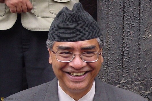File photo of former Nepal Pm and Nepali Congress President Sher Bahadur Deuba. (Credit: twitter)