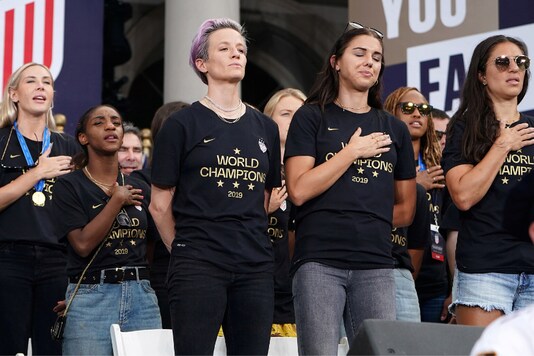 US women's soccer team. (Photo Credit: Reuters)