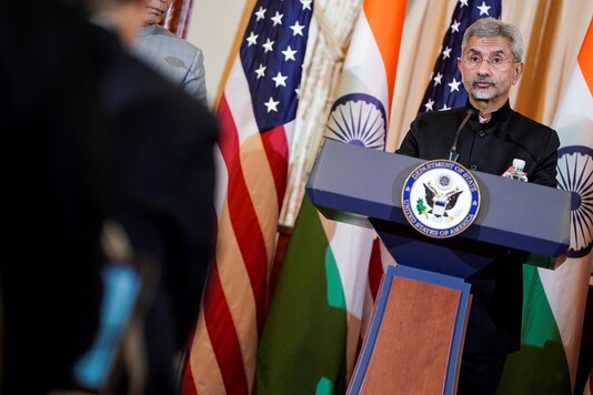 Minister of External Affairs Subrahmanyam Jaishankar speaks to the media after the 2019 US-India 2+2 Ministerial Dialogue at the State Department in Washington, US. (Reuters)