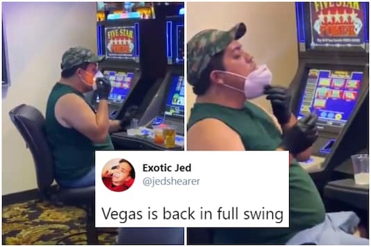 Vegas is Back': Video of Gambling Enthusiast Smoking Through Face ...