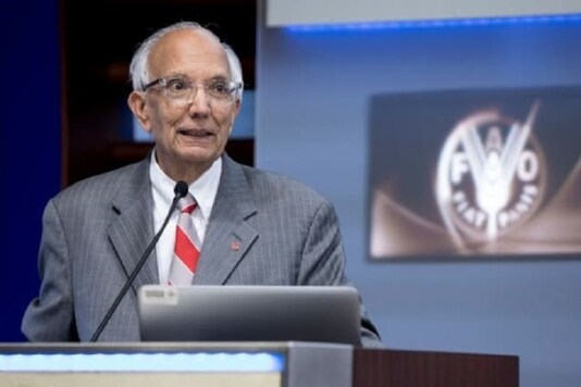 Dr Rattan Lal. (Pphoto credit: FAO Twitter)