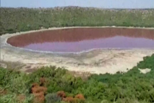The oval-shaped Lonar lake, formed after a meteorite hit the Earth some 50,000 years ago, is a popular tourist hub and also attracts scientists from across the world. The mean diameter of the lake is around 1.2 km.