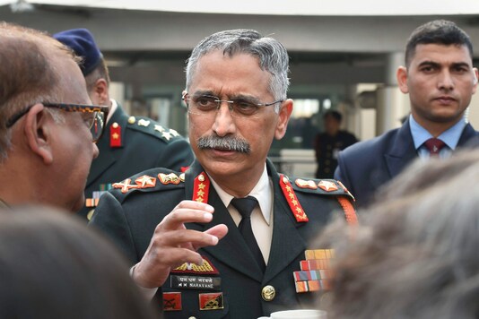 File photo of army chief General MM Naravane. (PTI)