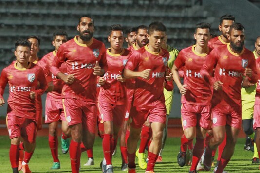 Indian men's football team  (Photo Credit: @IndianFootball)