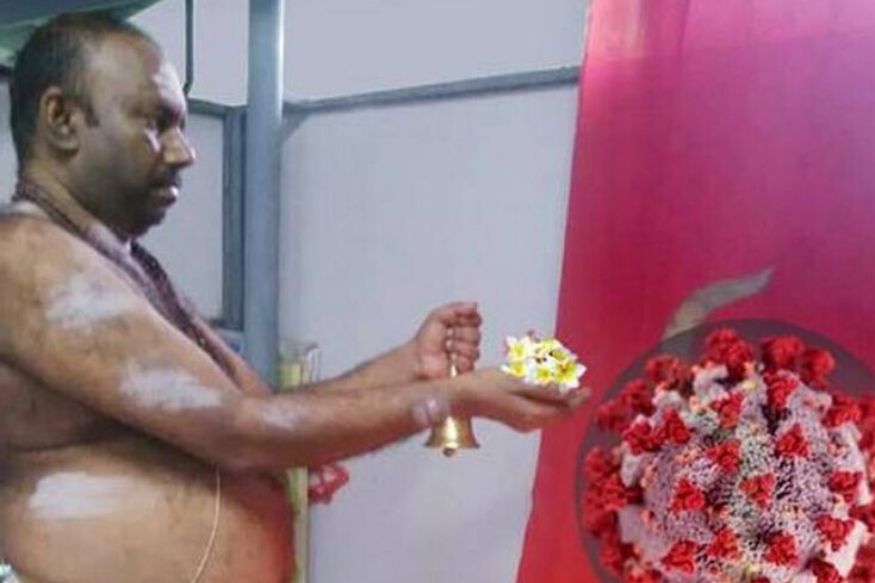 Kerala Man Worships 'Corona Devi' for Well-being of Health Workers ...