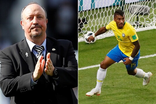 Rafael Benitez (L) and Paulinho (Photo Credit: Reuters)