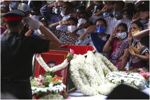 Col. Santosh Babu's Funeral: Family, Friends Bid Teary Farewell
