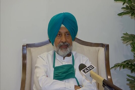 File photo of Punjab health Minister Balbir Singh Sidhu. (Credit: ANI Twitter) 