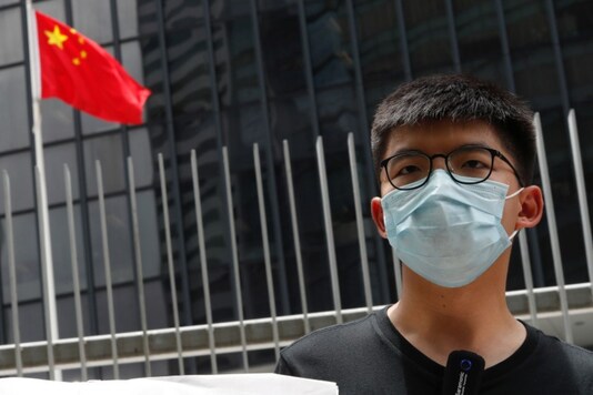 A file photo of pro-democracy activist Joshua Wong. (Reuters)
