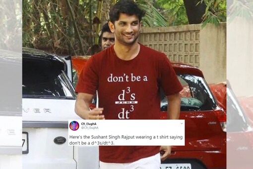 sushant singh rajput science t shirt