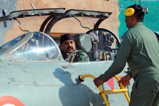 File Photo: Air Chief Marshal RKS Bhadauria during a sortie on the first anniversary of Balakot airstrikes at Srinagar Air Base, on February 26, 2020. (PTI Photo)