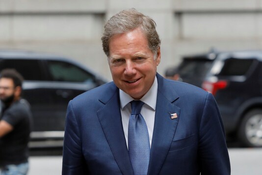 Geoffrey Berman, United States Attorney for the Southern District of New York exits the Manhattan Federal Court after the arraignment of Jeffrey Epstein, who faces charges of sex trafficking of minors and conspiracy to commit sex trafficking of minors, in New York, U.S., July 8, 2019. REUTERS/Andrew Kelly/Files