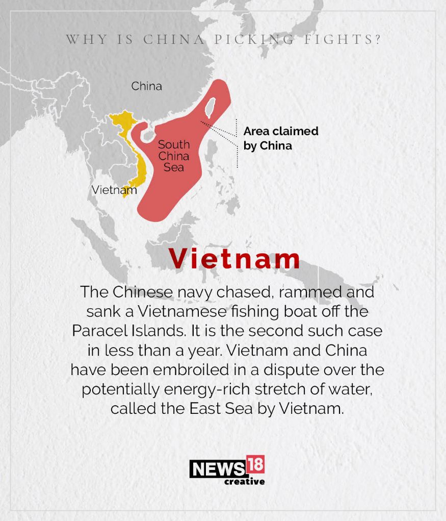 Explainer A look at Countries CHINA Has Picked Fight With Photogallery