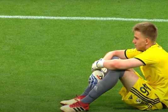 FC Rostov's young goalkeeper (Photo Credit: Screengrab)