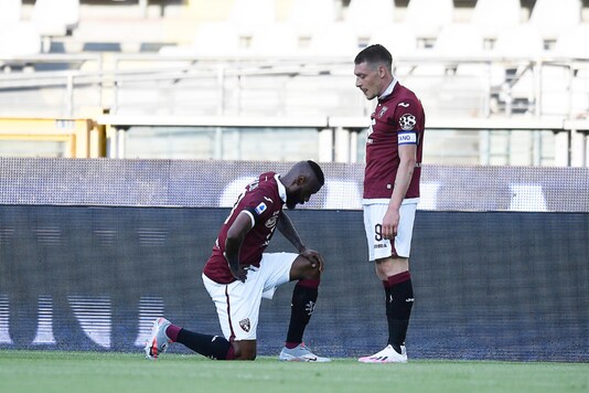Nicolas Nkoulou (L) and Andrea Belotti. (Photo Credit: @TorinoFC1906_En)
