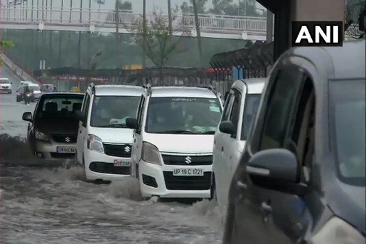 Many areas in the city and key road stretches reported heavy waterlogging.