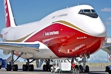 Meet the World's Largest Firetruck - A Boeing 747-400 Global Supertanker Plane Dousing Wildfires