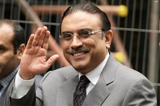 File photo of former Pakistan president Asif Ali Zardari.