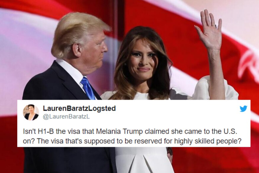 Donald Trump's Wife Melania Came to US on Same H-1B Visa that He ...