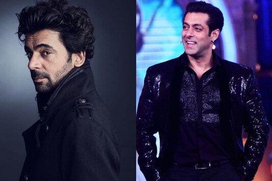 Sunil Grover (L), Salman Khan (R)