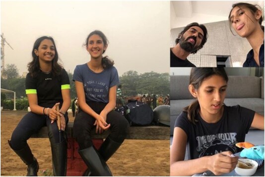 Arjun Rampal with daughters Myra and Mahikaa