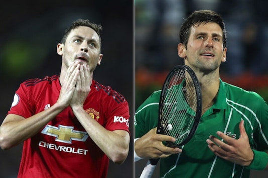 Nemanja Matic and Novak Djokovic (Photo Credit: AP)