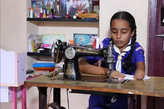 Karnataka Girl, Born with One Hand, Stitches Masks for Students Appearing in Exams