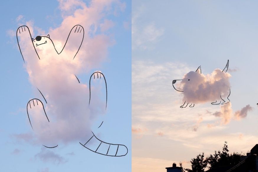 Shapes on Clouds: This Artist has Recreated Our Favourite Childhood Game on  a Twitter Thread