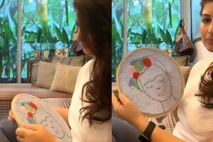 Twinkle Khanna Tries Embroidery Amid COVID-19 Lockown