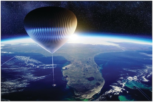 Florida-based firm 'Space Perspective' is offering to take you to the edge of space in a balloon | Image credit: Reuters Florida-based firm 'Space Perspective' is offering to take you to the edge of space in a balloon | Image credit: Reuters