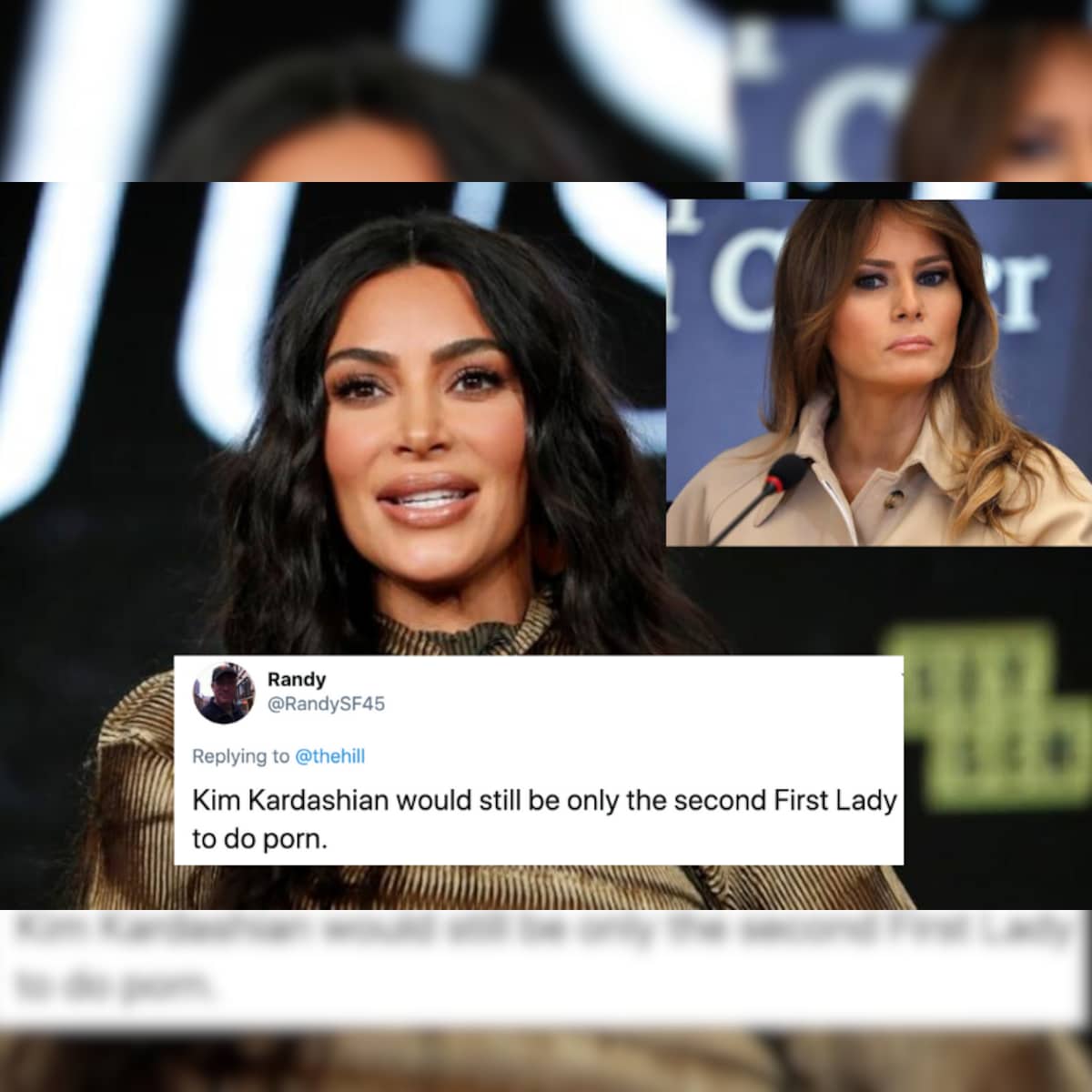 1200px x 1200px - Kanye West May Run for POTUS but Sexist Twitter is Busy Trashing Kim  Kardashian and Melania