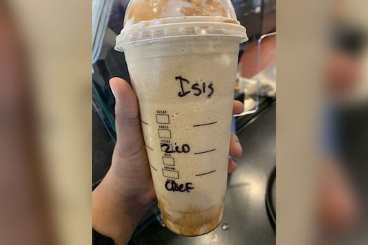 Muslim Woman Files Case After Starbucks Barista Writes 'ISIS' as Her Name on the Cup Muslim Woman Files Case After Starbucks Barista Writes 'ISIS' as Her Name on the Cup