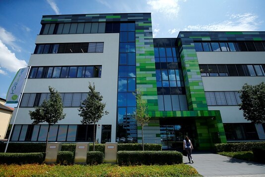 FILE PHOTO: The headquarters of biopharmaceutical company BioNTech in Mainz, Germany. REUTERS/Ralph Orlowski