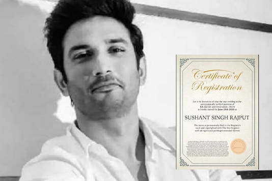 A star named Sushant Singh Rajput | Image credit: Twitter A star named Sushant Singh Rajput | Image credit: Twitter