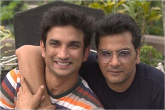 Sushant Singh Rajput with Mukesh Chhabra