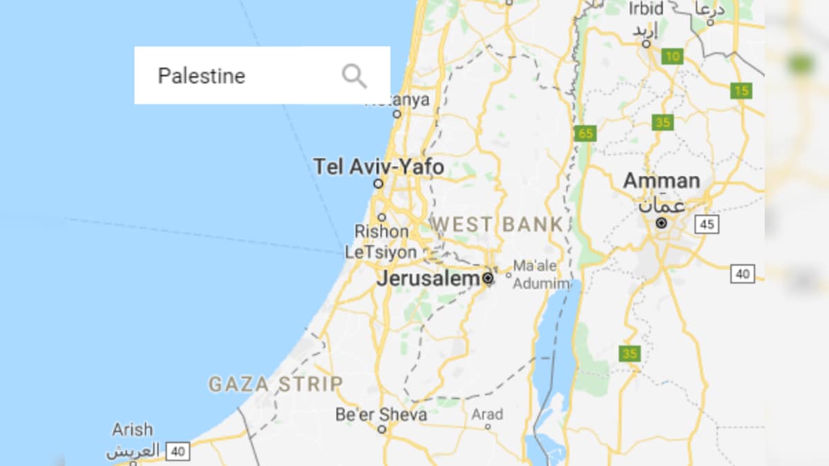 Palestine Removed From Google Maps? It Was Never There in the First ...