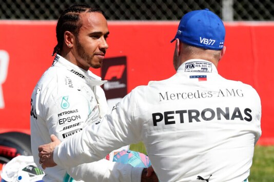 Valtteri Bottas and Lewis Hamilton (Photo Credit: AP)