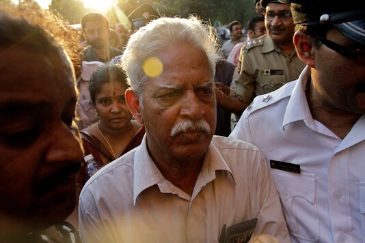 File photo of poet and activist Varavara Rao.