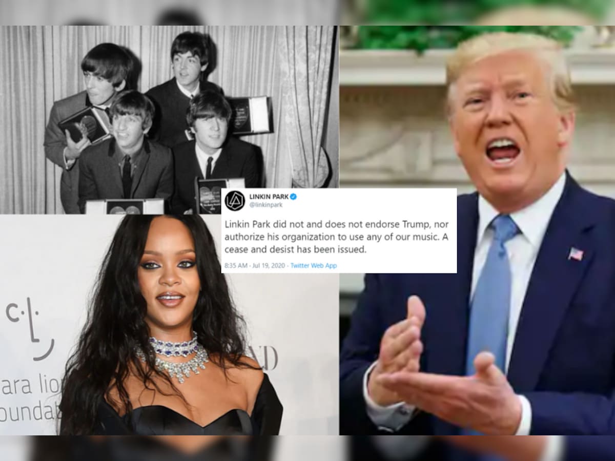 Linkin Park Isn T Alone Beatles To Rihanna Artists Who Have Forbidden Trump From Using Their Music