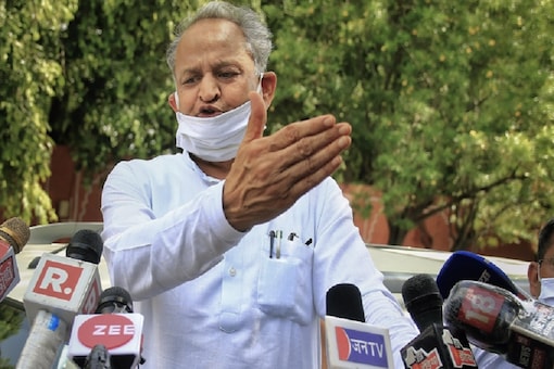 File photo: Rajasthan CM Ashok Gehlot launched a personal attack against his former deputy Sachin Pilot on Monday. (Photo: PTI)