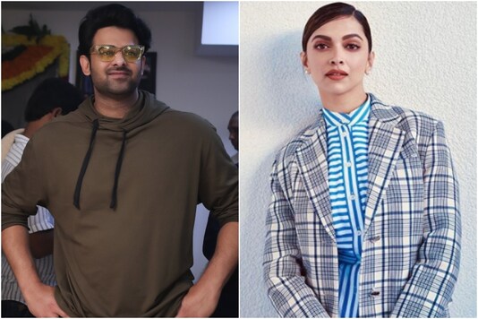 Prabhas (L), Deepika Padukone