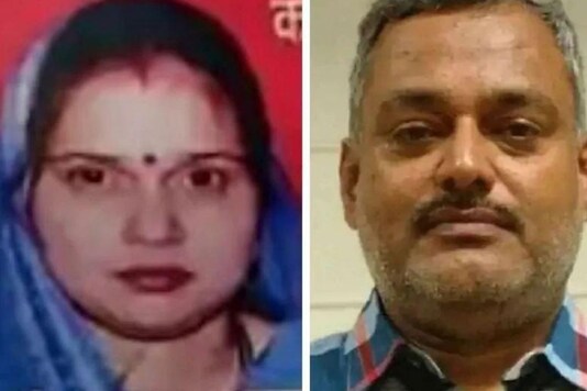 Richa Dubey, wife of slain gangster Vikas Dubey. (Credits: Hindi News18.com)