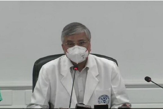 File photo of AIIMS Director and member of the National Task Force on COVID19, Dr Randeep Guleria. (Photo: ANI)
