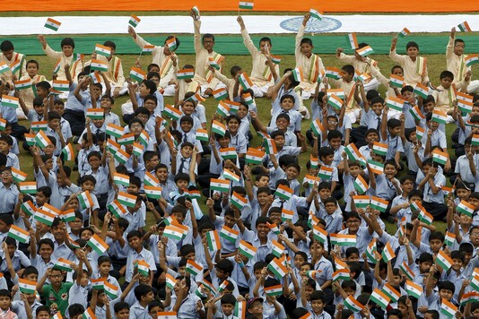 School children who gather in saffron, white and green will be missing this year and number of diplomats, ministers and dignitaries could also be kept to a minimum.  (Reuters File)