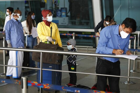 File photo: Passengers arrive at the airport as domestic flights resume operations after nearly two-month lockdown amid the COVID-19 pandemic in New Delhi. (Image: AP)