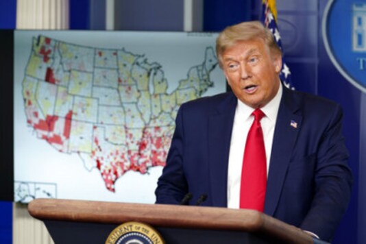 File photo of US President Donald Trump.